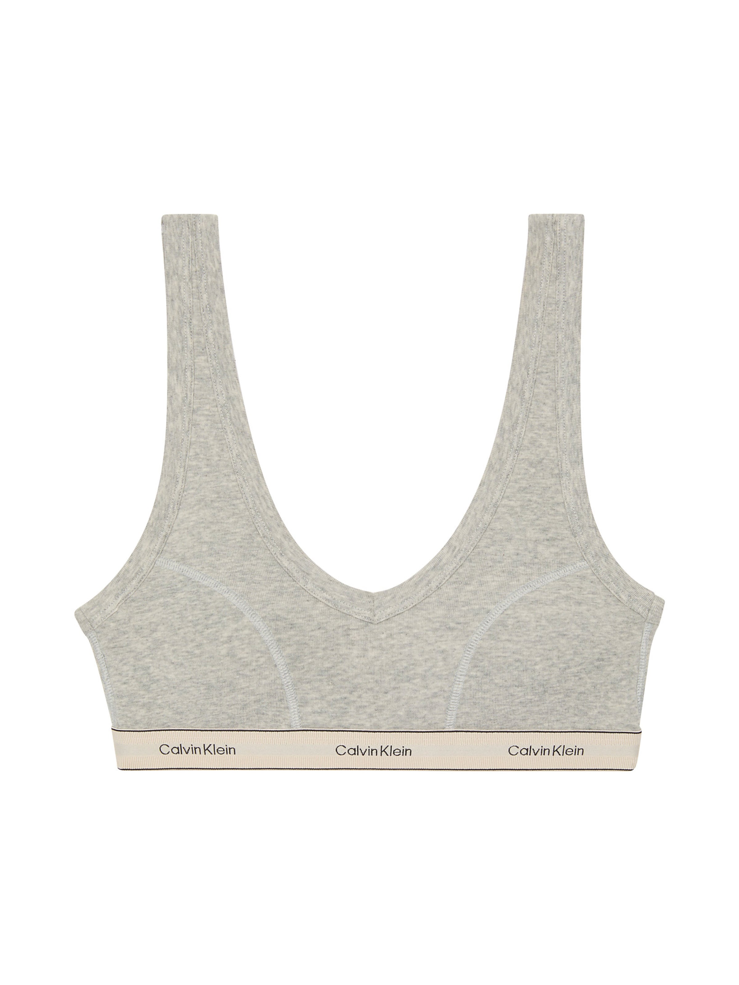 

Calvin Klein Бралетт 'Heritage Cotton Stretch' в крапчатом сером цвете