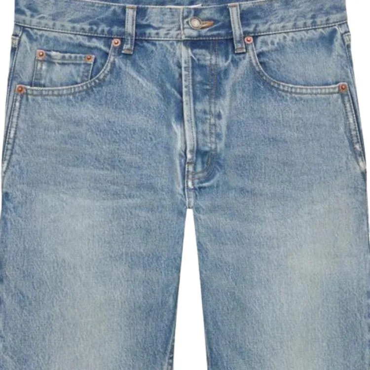 Mick Jeans SAINT LAURENT, синий — фото 4