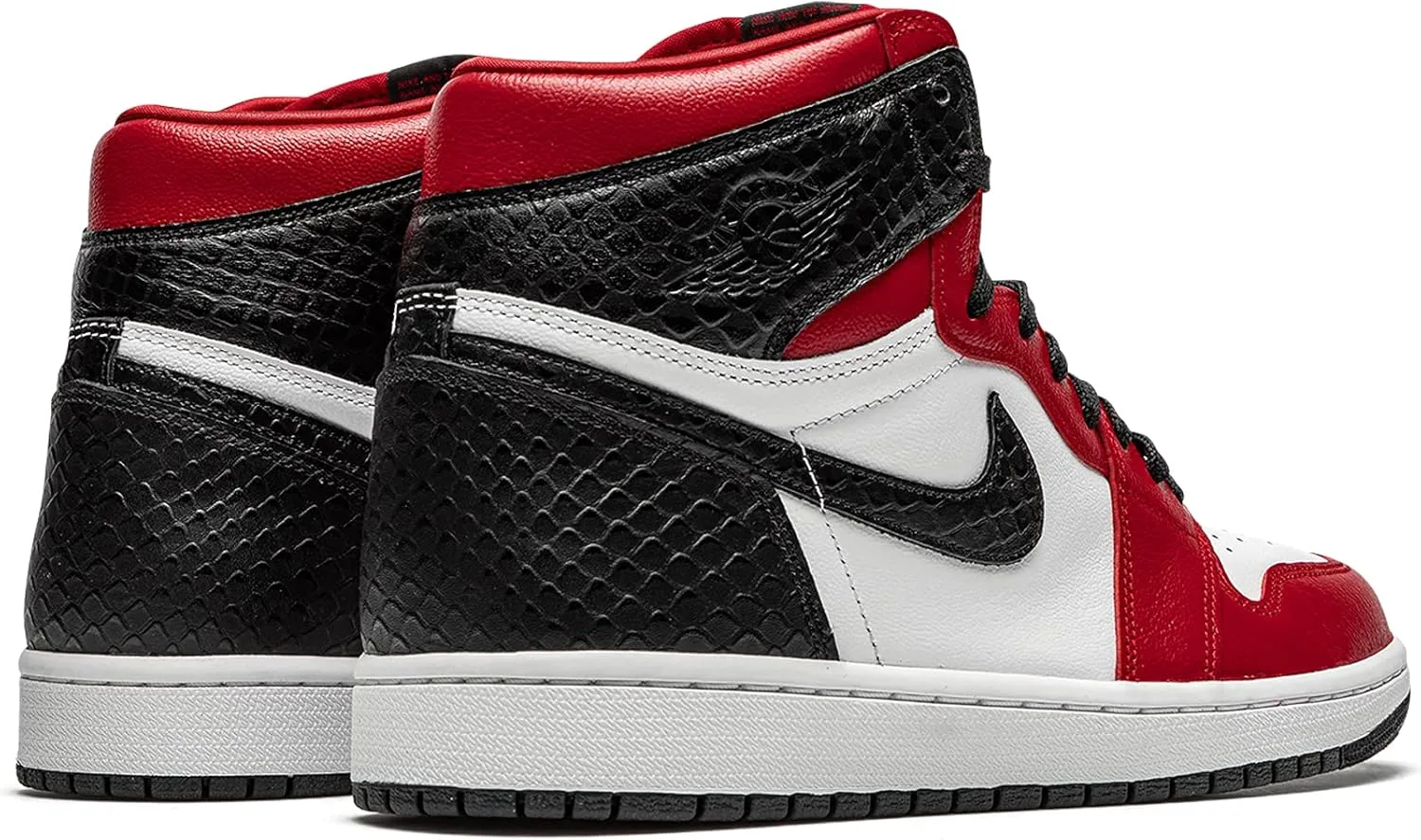 Кроссовки для бега по пересеченной местности Nike Air Jordan 1 Retro High OG унисекс, белый/черный/красный — фото 3