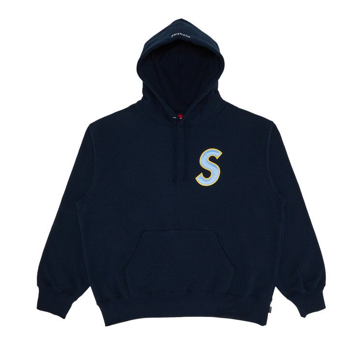 

Толстовка Supreme S Logo Hooded Sweatshirt, Navy