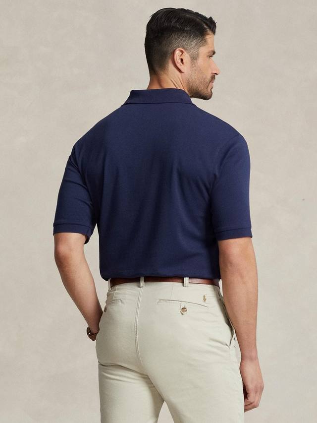 Хлопковая поло с коротким рукавом Regular Fit Ralph Lauren, Refined Navy — фото 2