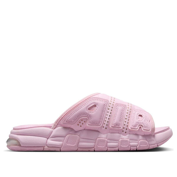 Тапочки air more uptempo slides 'pink foam' Nike, розовый — фото 2