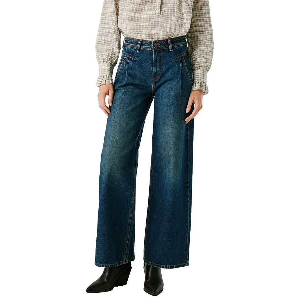 

Джинсы Pepe Jeans Archive Wide Leg high waist jeans, синий