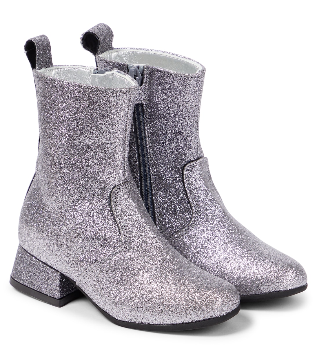 

Блестящие сапоги Monnalisa, Glitter Anthracite