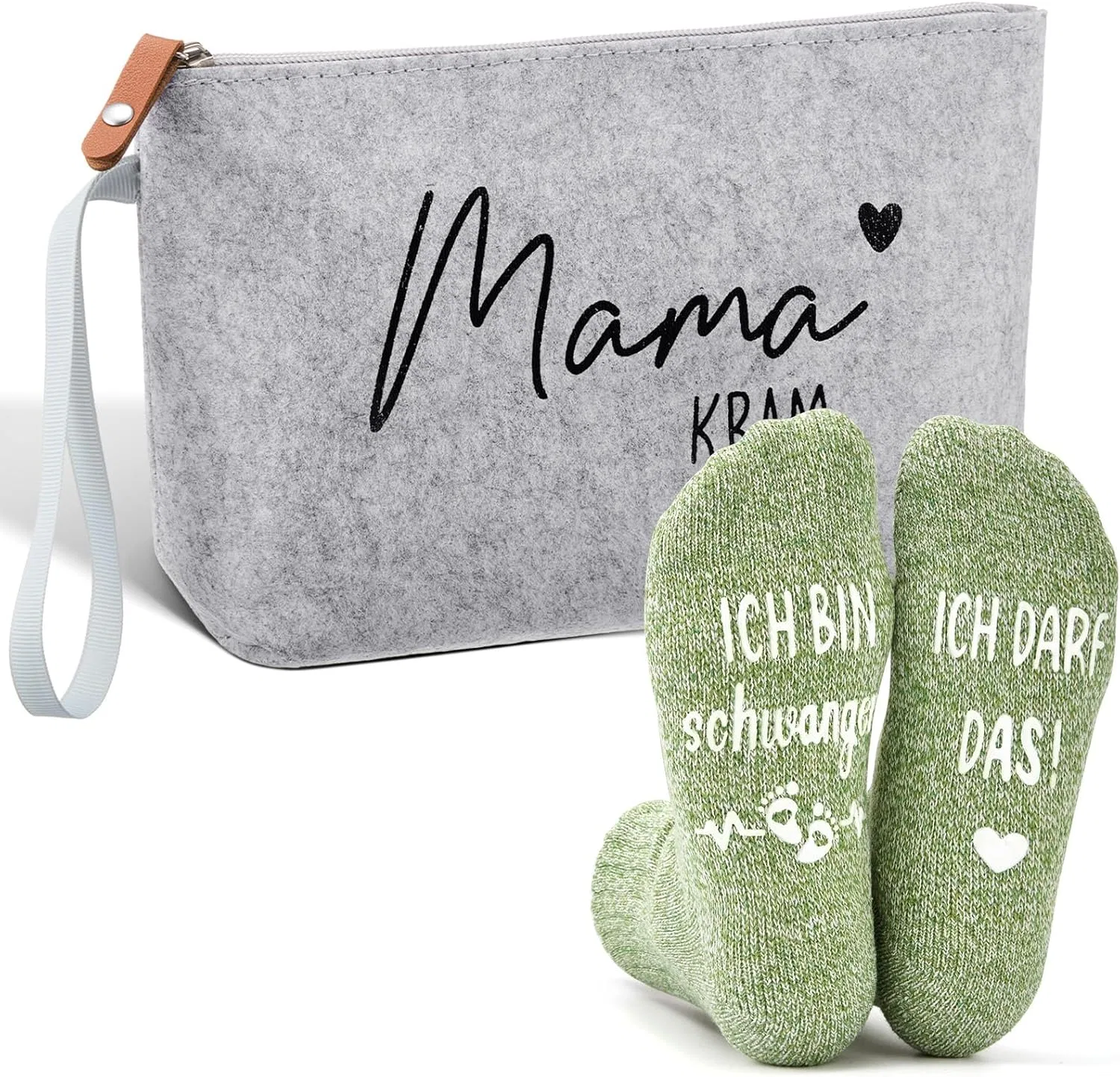 Подарочный набор для будущей мамы от Jadive Jadive, Light Grey, Green
