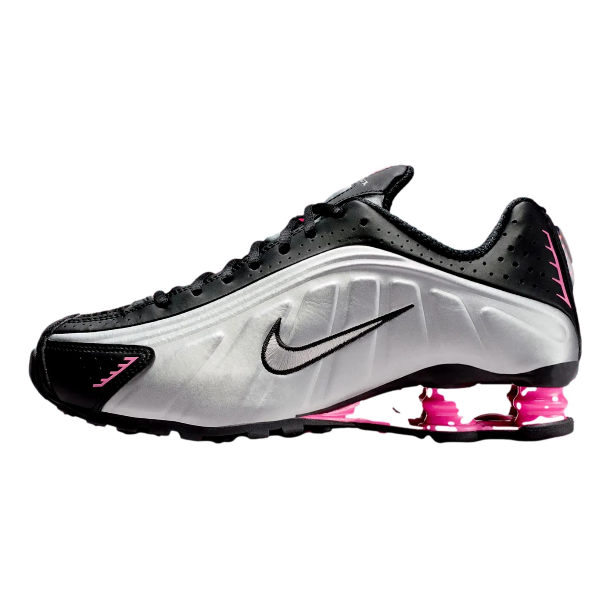 

Кроссовки Nike Shox R4 черный / Metallic Silver AR3565-012 Men's Nike, черный