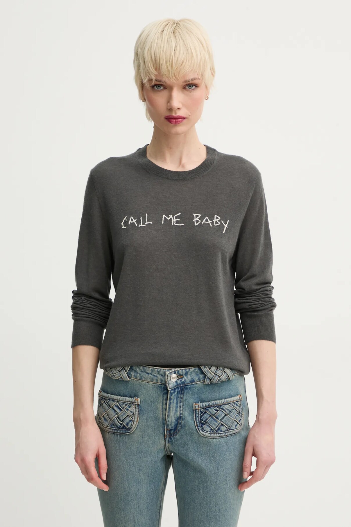 

Кашемировый свитер Zadig&Voltaire, серый