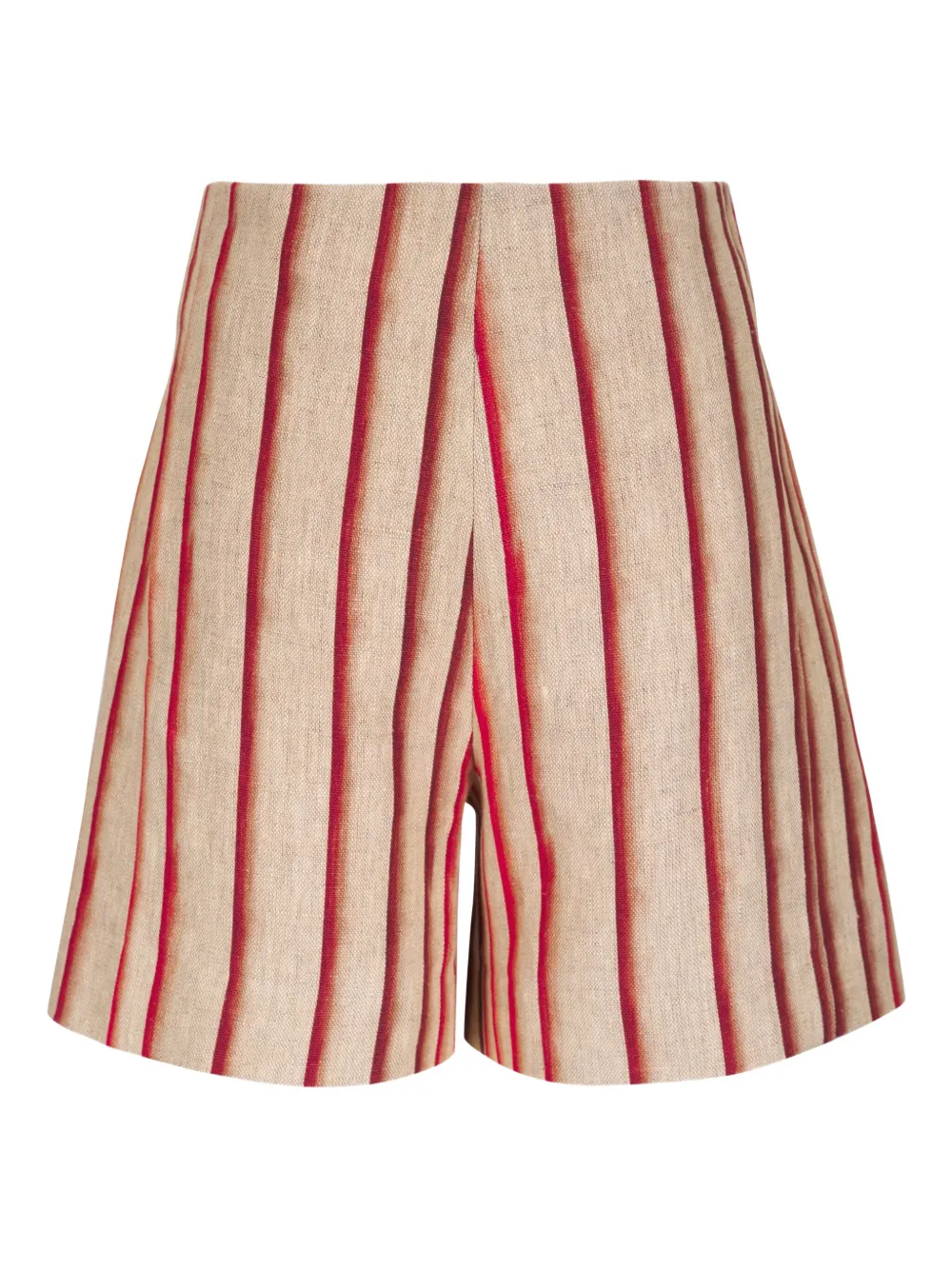 

Полосатые шорты с завышенной талией Odeeh, нейтральный