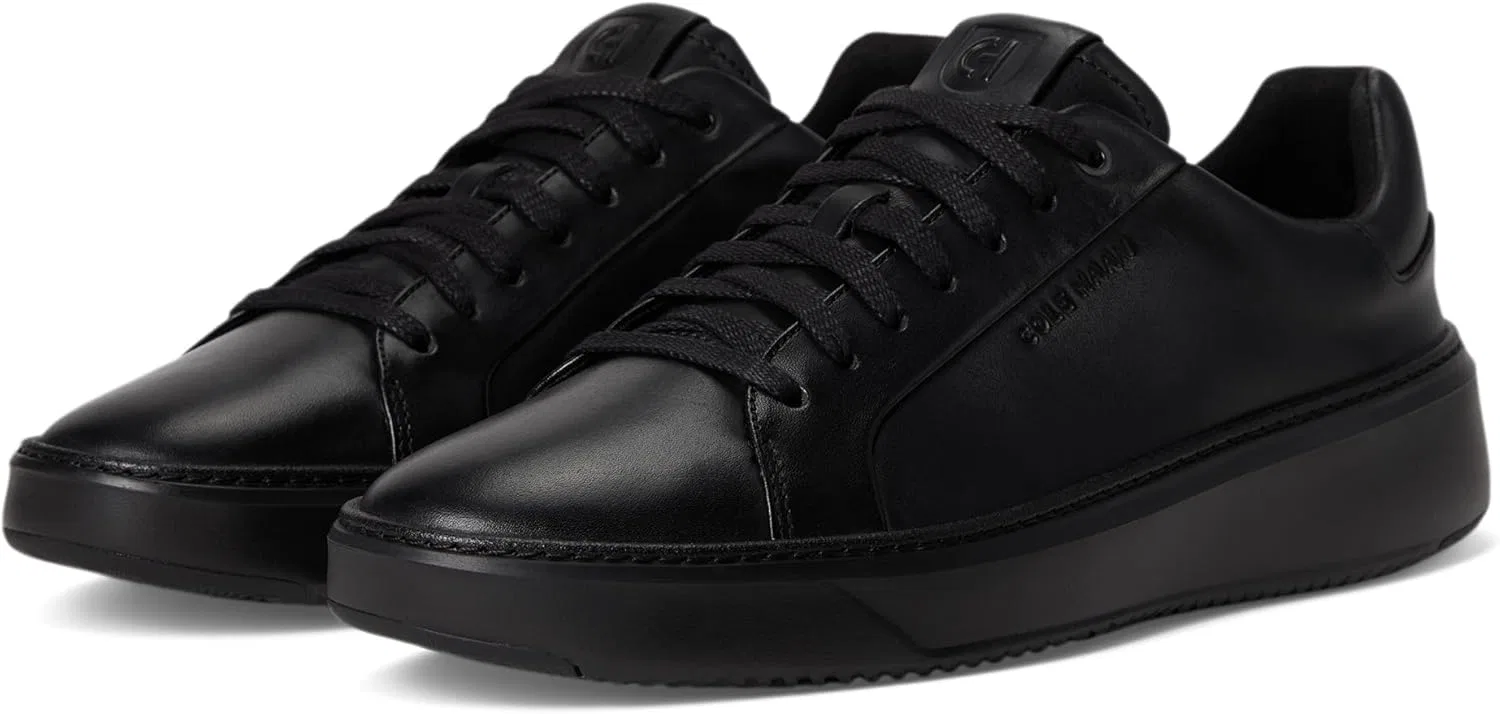 Кроссовки Cole Haan - Grandpro Men's Tennis, Black Leather Black