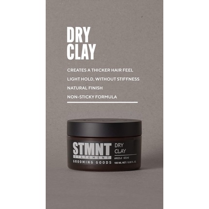 STMNT Grooming Goods Сухая глина для укладки Extra Matte Finish — фото 3