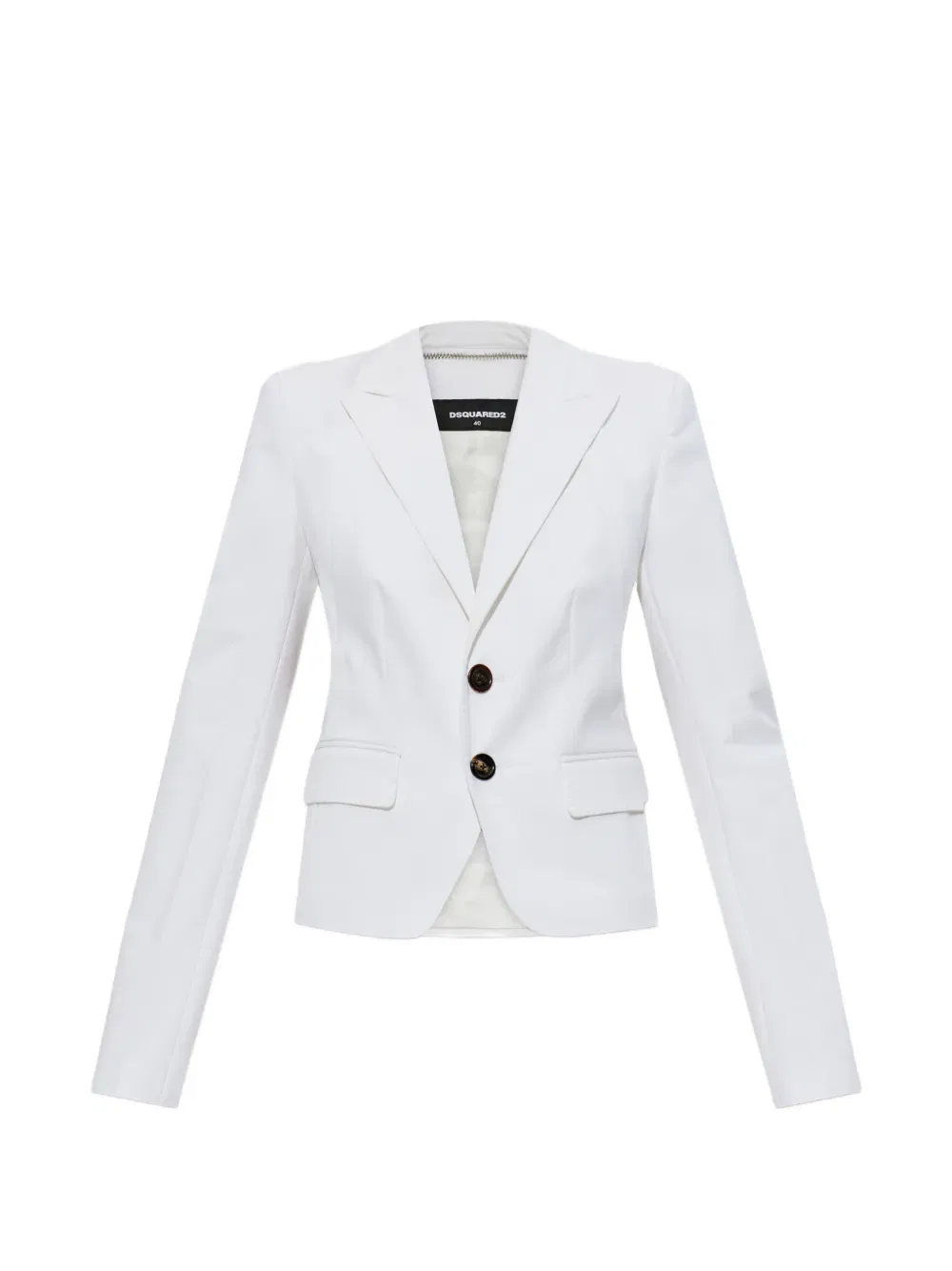 Однобортный блейзер Dsquared2, белый