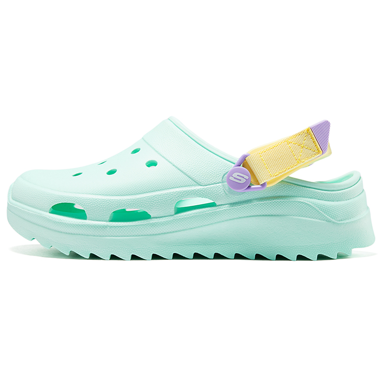 Skechers Фомис Клоги женские зеленые - зеленые+подарок, цвет Green+Giveaway