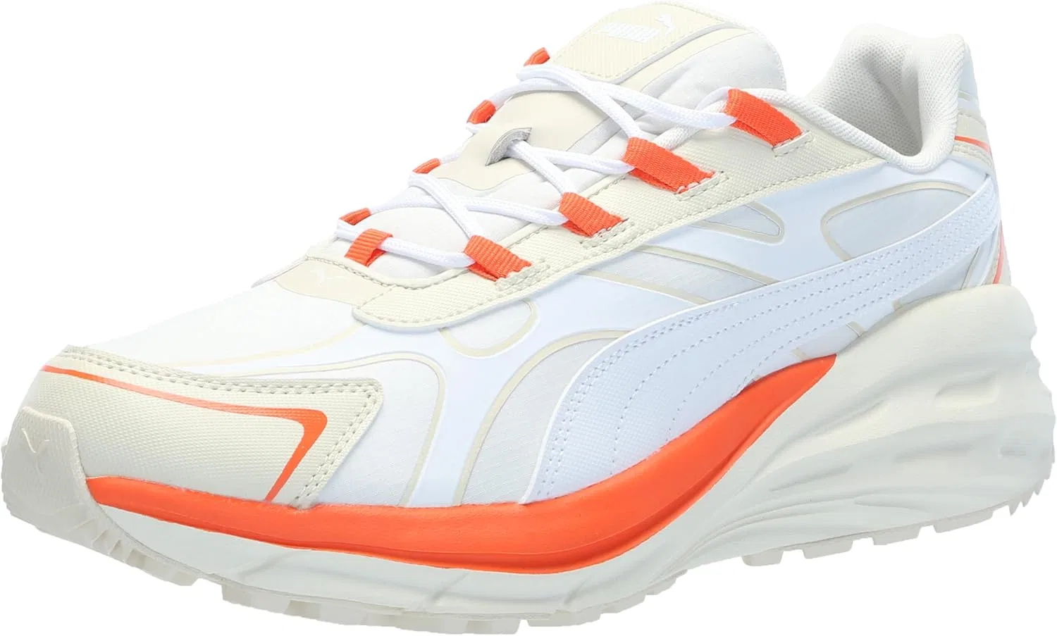Мужские кроссовки Puma Hypnotic, Abrupt Warm White Puma White Alpine Snow Flame Flicker