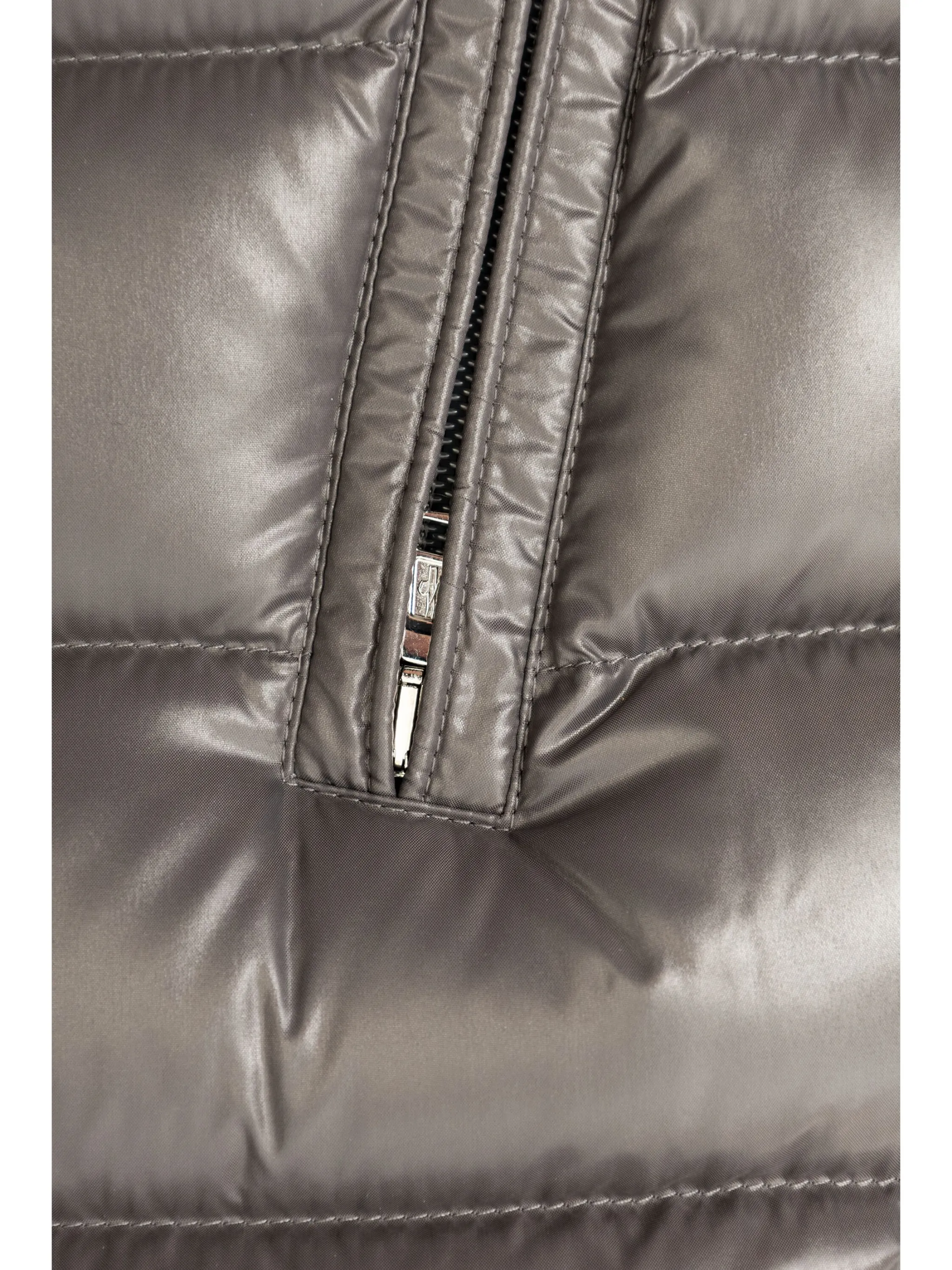 Дутый жилет Moncler Enfant, серый — фото 4