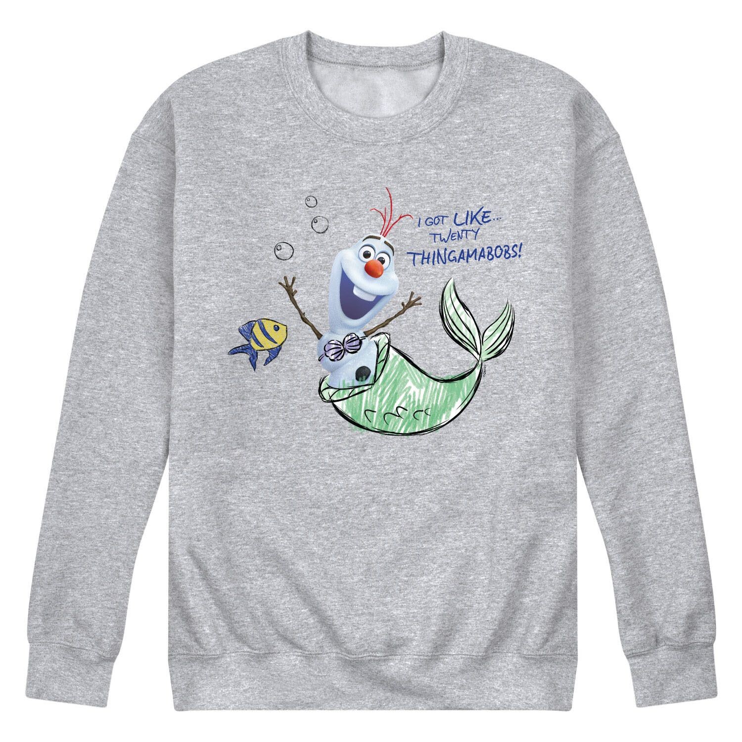 

Мужской свитшот с рисунком Русалки Олафа Disney's Frozen