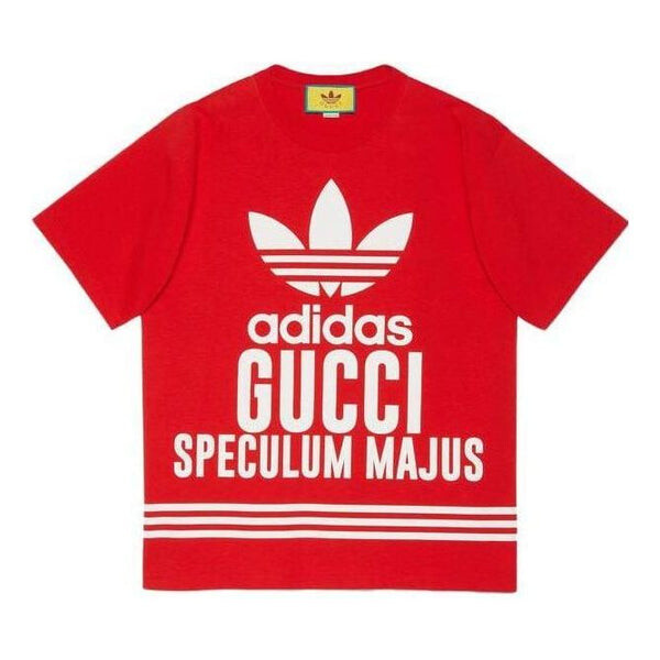 

Футболка x adidas cotton t-shirt 'red' Gucci, красный