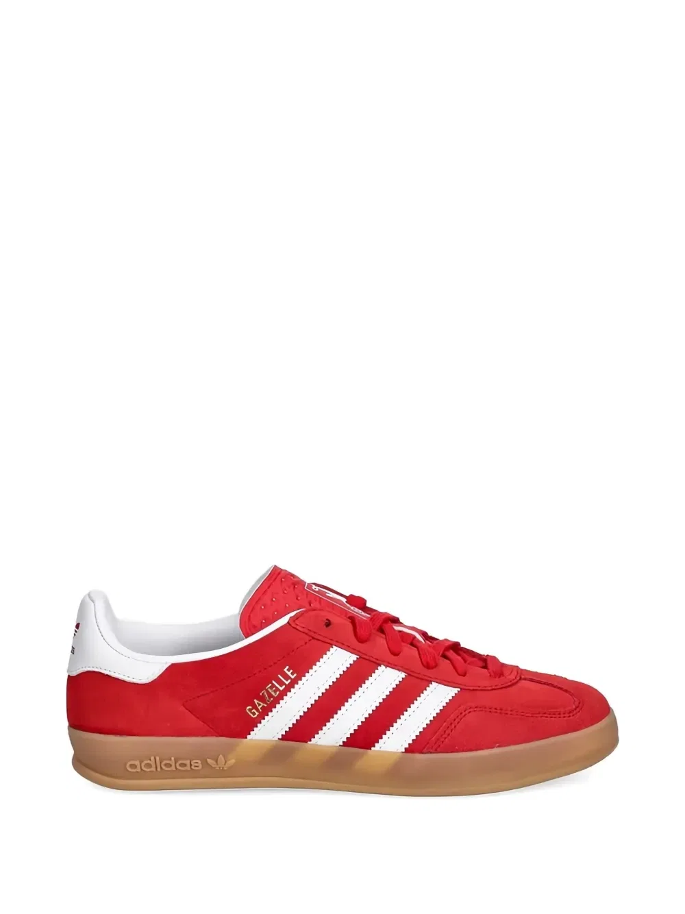 Кроссовки Gazelle на шнуровке Adidas Kids, красный — фото 2