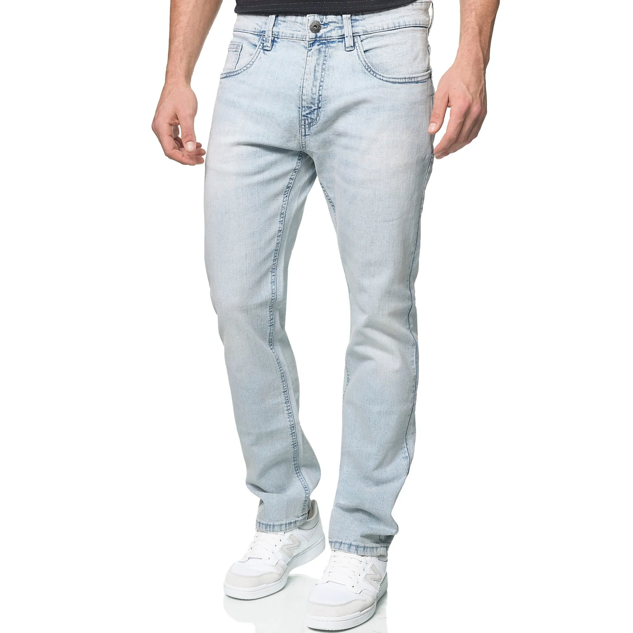 

Джинсы Indicode классического кроя "Tony", цвет Foam Blue
