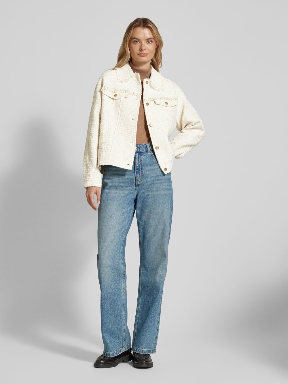 

Куртка с фактурным рисунком Scotch & Soda, экрю