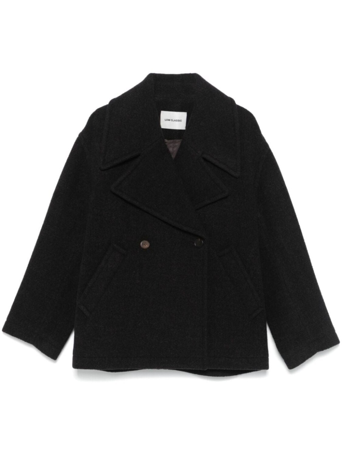 

Двубортное пальто Low Classic, фиолетовый