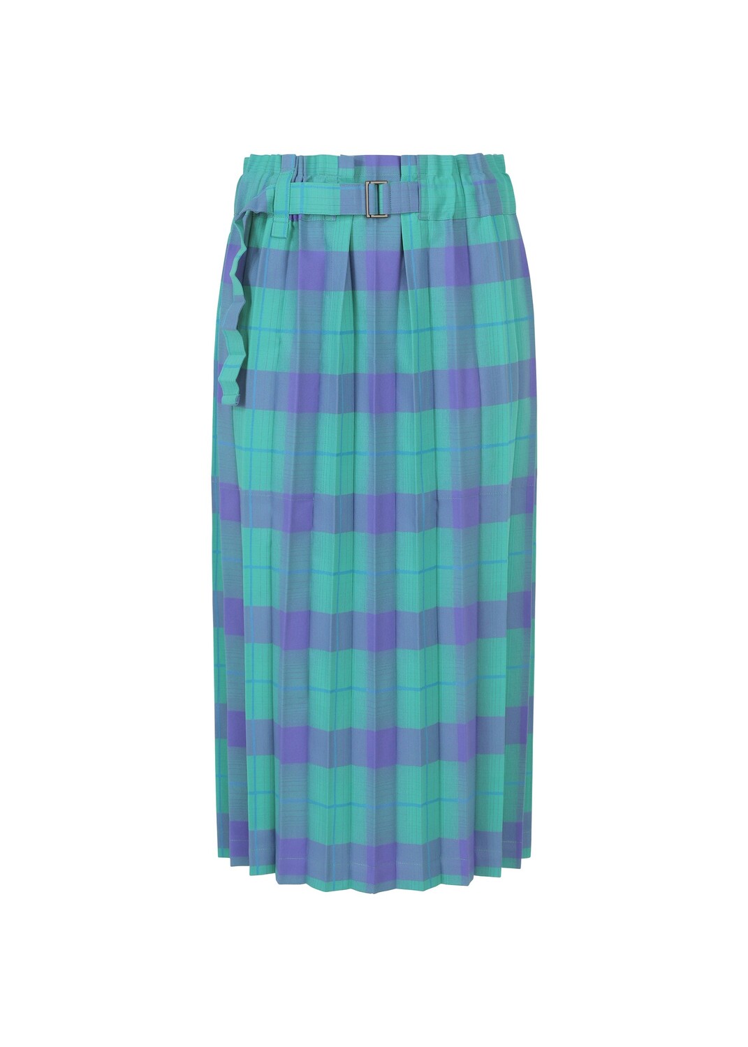 

Юбка check pleats bottom Me Issey Miyake, бирюзовый