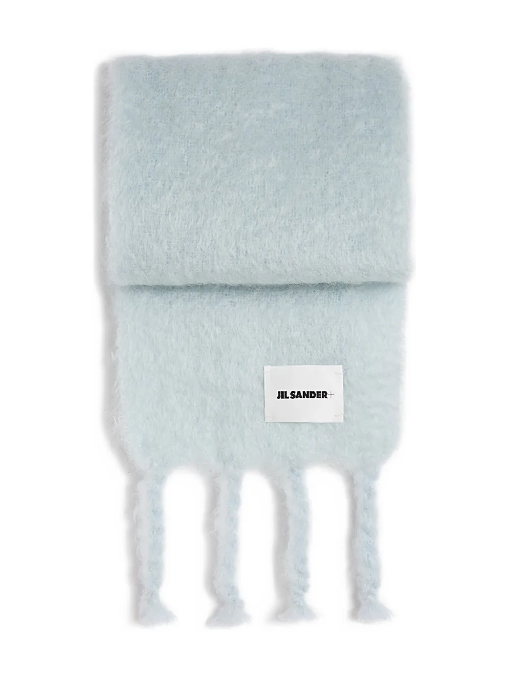 

Шарф с нашивкой-логотипом JIL SANDER+, синий