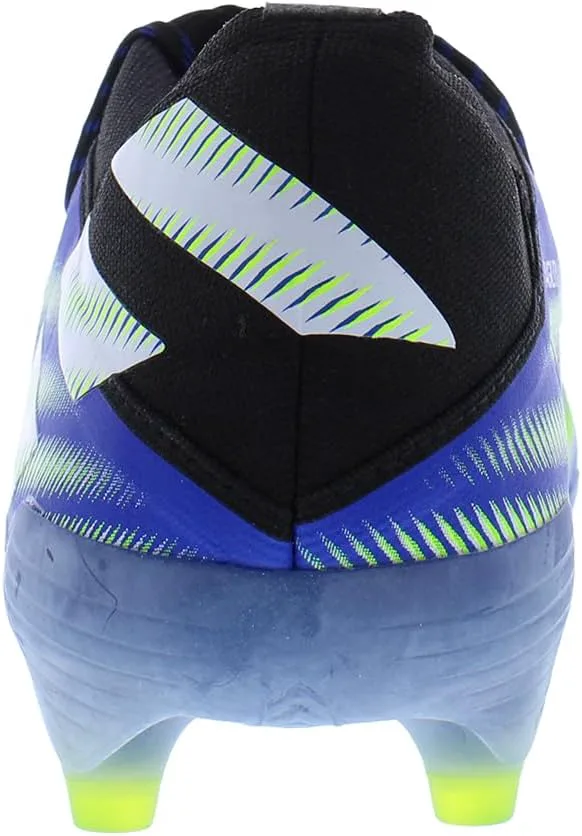 Мужские футбольные бутсы Adidas Nemeziz 19.1 для твердого грунта, синий/белый/желтый — фото 3