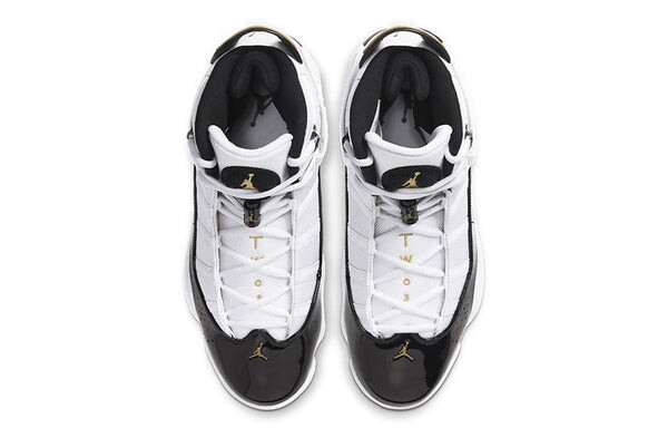 Кроссовки 6 колец Air Jordan, белый — фото 4