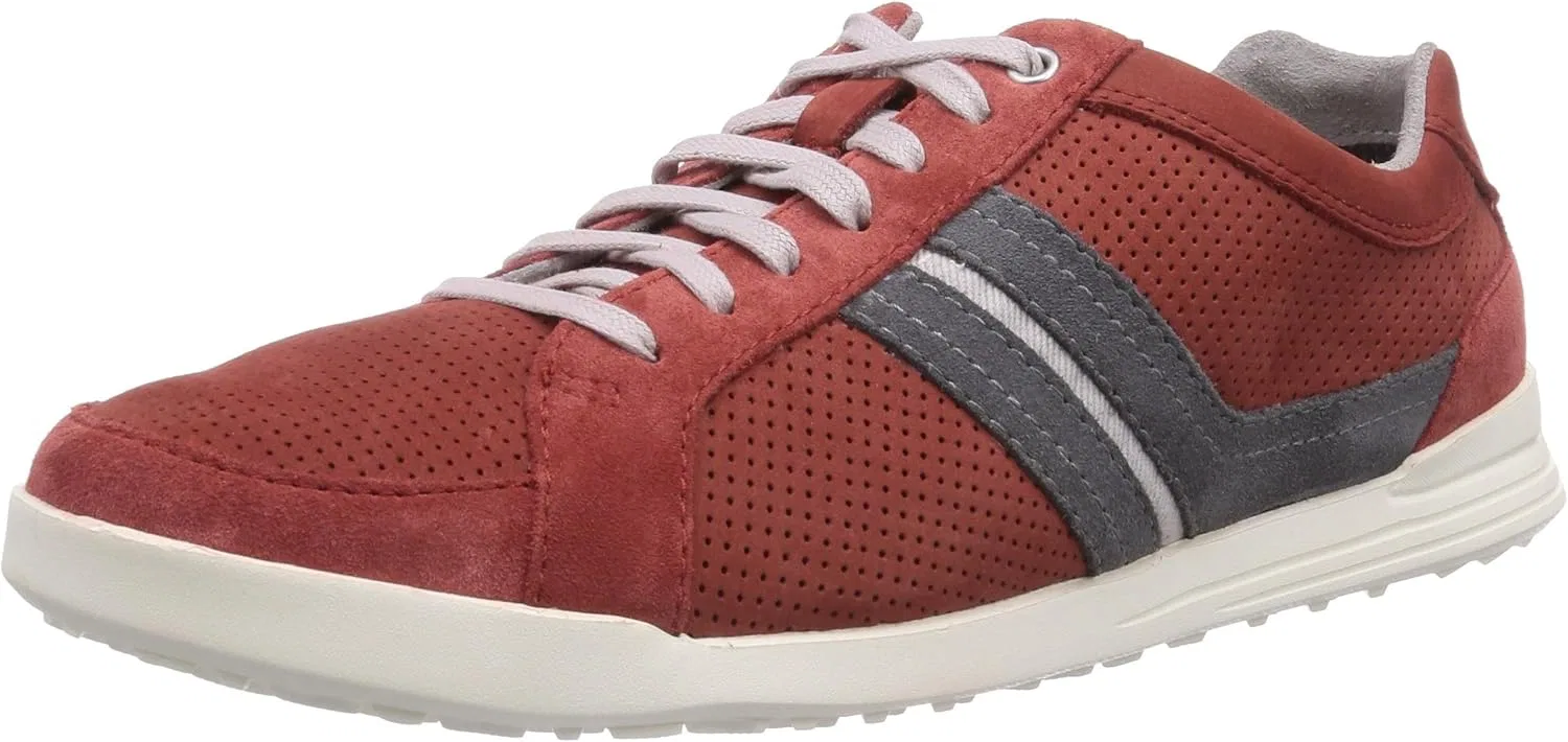 Мужские кроссовки Clarks Godney Street, Red Nubuck