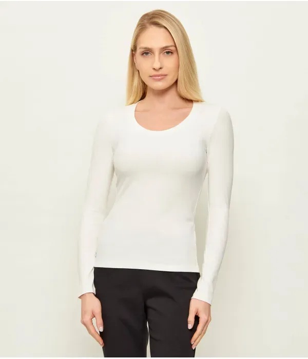 Блуза slim fit Calvin Klein, экрю