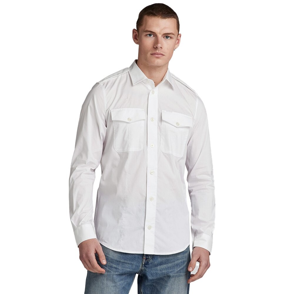 

Рубашка G-Star Tux Marine Slim Fit, белый