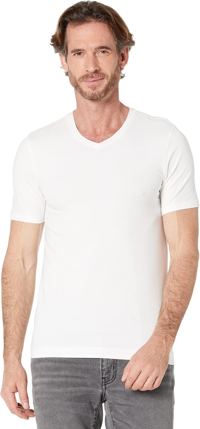 

Футболка PACT Stretch-Fit V-Neck Undershirt 4-Pack, цвет White 1