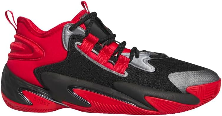

Баскетбольные кроссовки Adidas Unisex-Adult Byw Select Basketball Boost, черный/алый