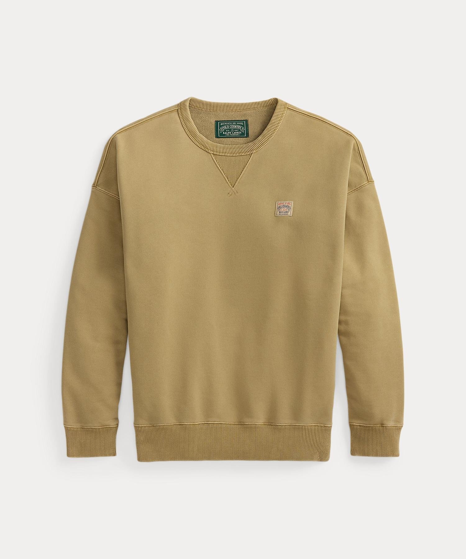 Толстовка из флиса свободного кроя с петлевой изнанкой Polo Ralph Lauren, 250 Brown