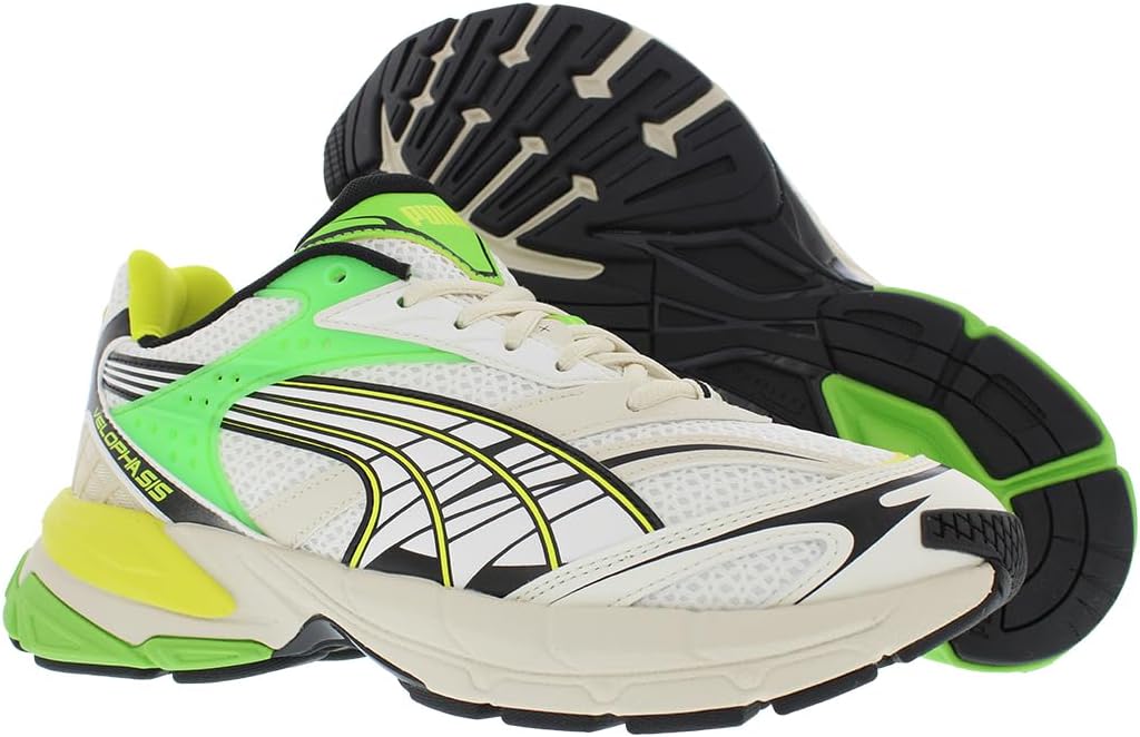 Мужские кроссовки PUMA Velophasis с поэтапной шнуровкой - серые — фото 2