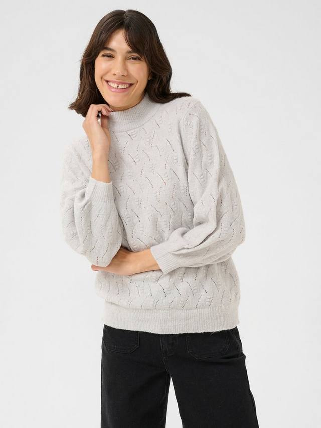

Текстурированный джемпер rita KAFFE, цвет Grey Melange