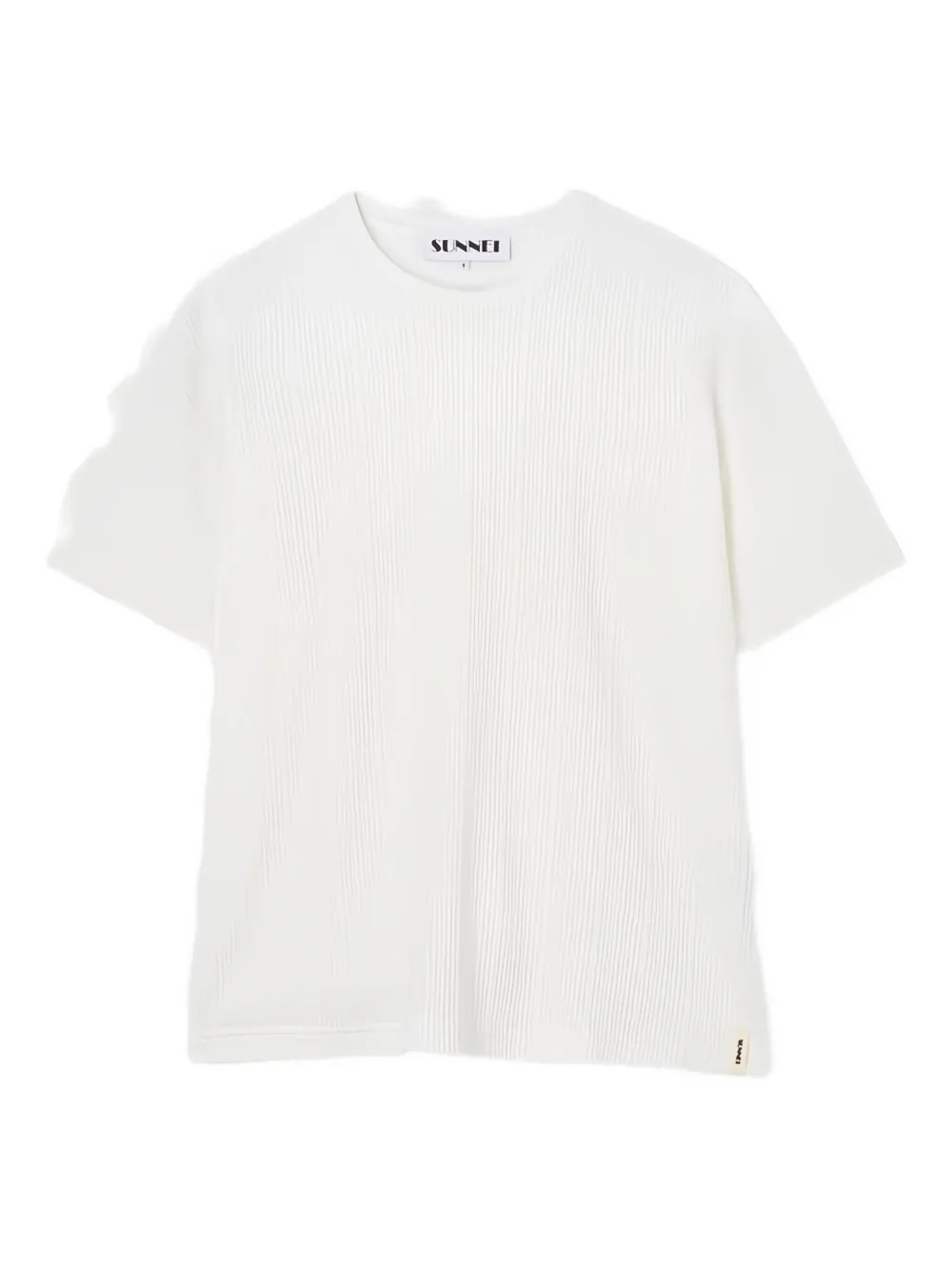 

Рифленая футболка Sunnei, белый