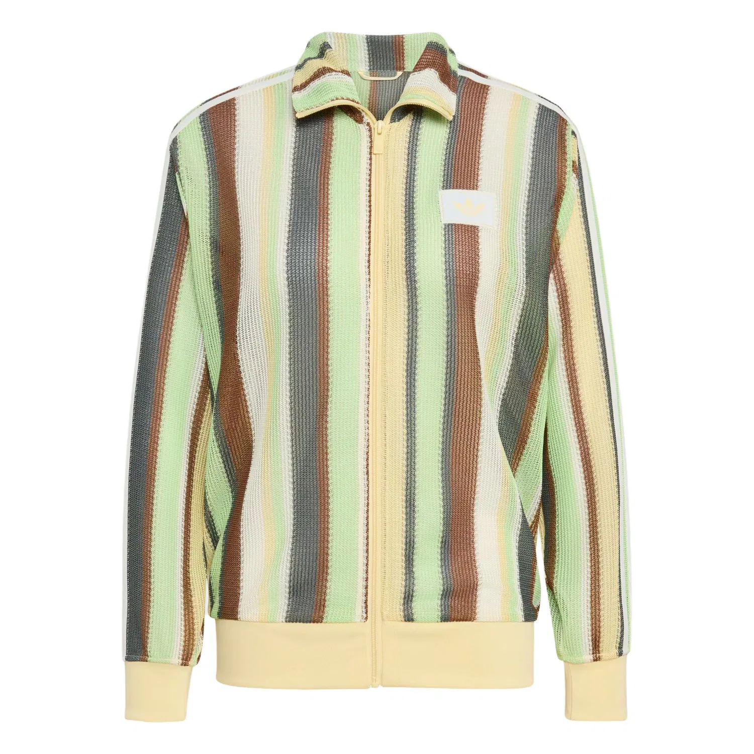 Куртка Firebird GLOW TRACK TOP женская Adidas Originals, Simple Yellow/Light Green/Red Brown/Gray