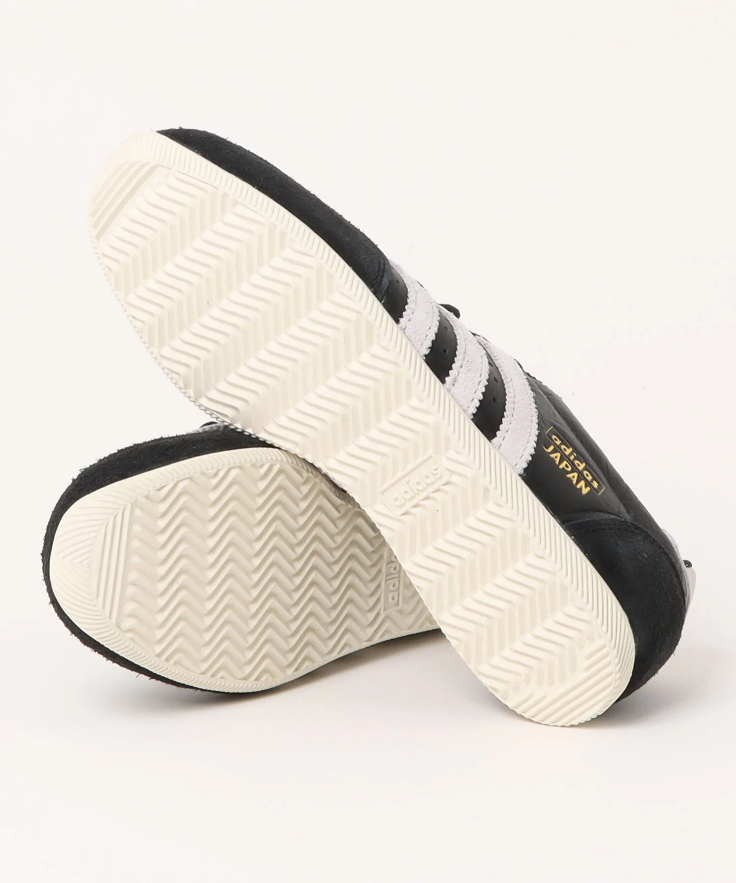 Мужские кроссовки из натуральной кожи IH5490 adidas Japan черные — фото 3