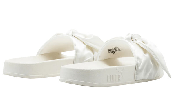 Тапочки fenty x bow slide 'off white' Puma, белый — фото 4
