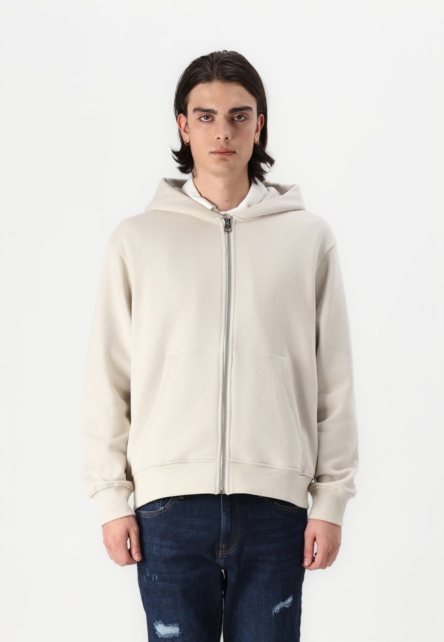 

Толстовка Jack & Jones JJEURBAN ZIP HOOD, Moonbeam/Beige