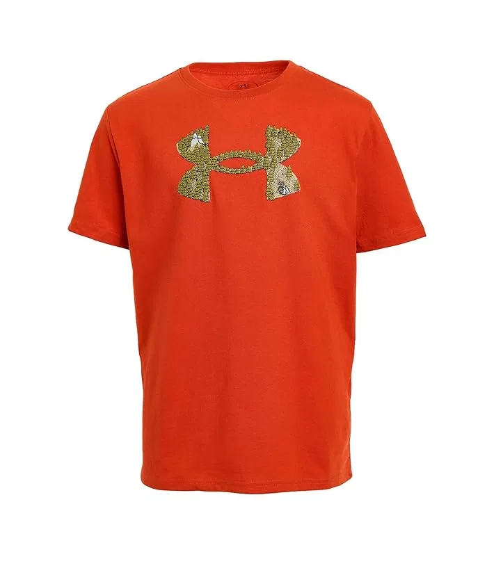 Футболка Camp Logo Tee Under Armour Kids, Surplus Orange