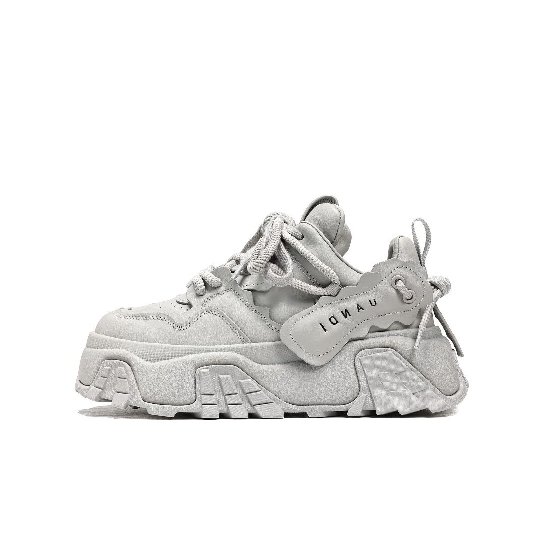 

UanDi Низкие массивные кроссовки унисекс женские серые, цвет Women's Gray