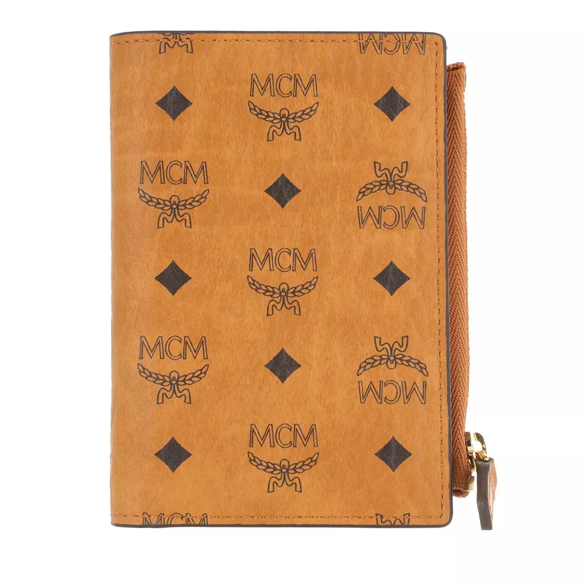 

Маленький кошелек aren visetos коньяк Mcm, коричневый