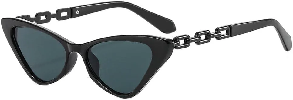 

Солнцезащитные очки LVTFCO Retro Cat Eye для женщин, винтажные тонированные линзы, модные солнцезащитные очки с защитой от УФ-излучения UV400 для женщин, 6, 6