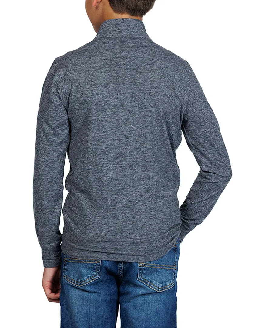 Пуловер Brushed Melange Super Soft с застежкой-молнией на четверть длины Tailorbyrd — фото 2