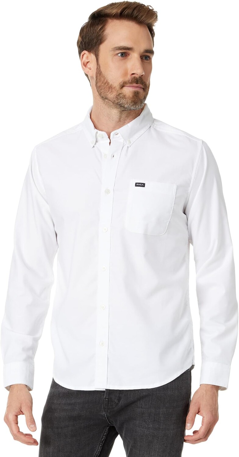 

Рубашка That'll Do Stretch Long Sleeve Woven RVCA, белый