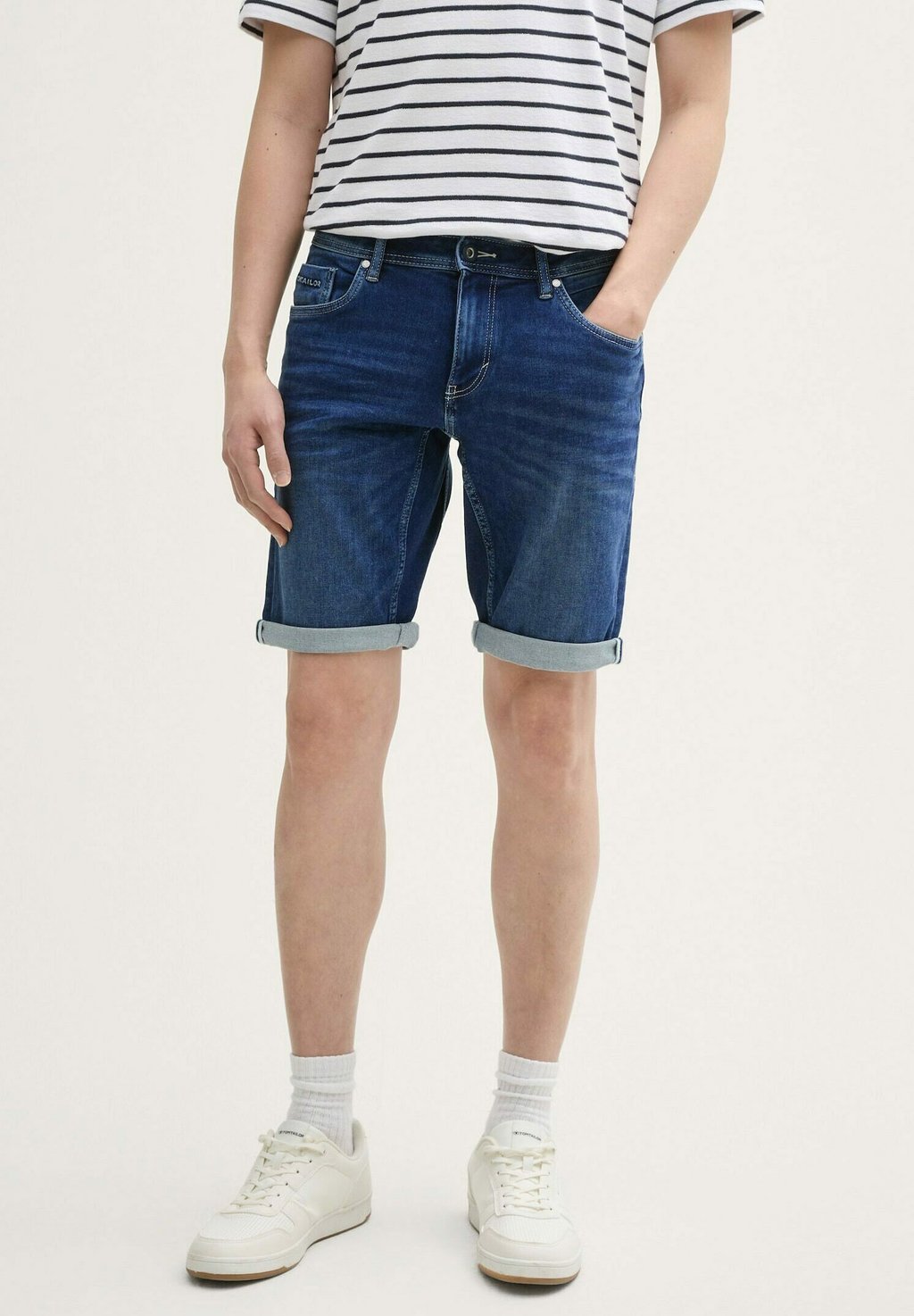 

Джинсовые шорты JOSH TOM TAILOR, цвет Used Dark Stone Blue Denim