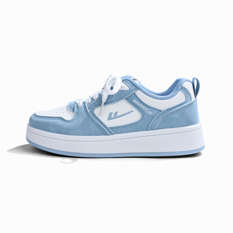 

Износостойкие и легкие низкие кроссовки для скейтбординга Unisex WARRIOR, бежевый синий