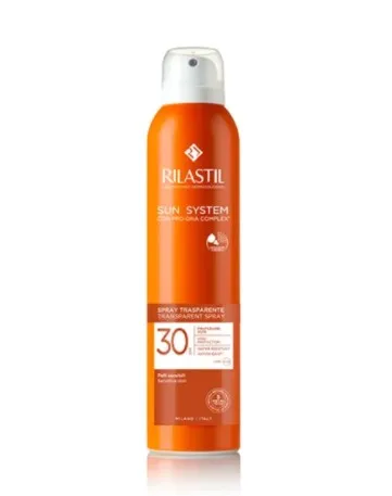 

Rilastil Sun System Solar Spray SPF 30 200 мл Прозрачная защита тела